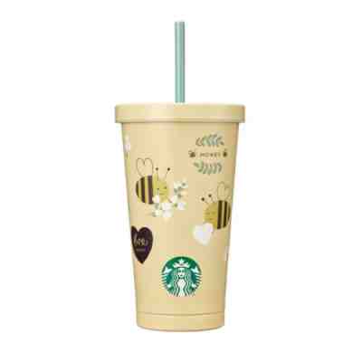 Starbucks Korea SS Honey Love Cold Cup 532ml / 2021 Valentine's Day Limited - Sold on eBay Jul 10, 2022 for $79.99
