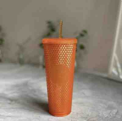 New Starbucks 2022 Thailand Orange Bling 24oz Studded Cup - Sold on eBay Aug 02, 2022 for $79.99