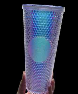 RARE Starbucks Unicorn Rainbow Iridescent Studded 24oz Tumbler 2018 U.S. Release - Sold on eBay Aug 05, 2022 for $79.99