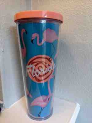VHTF 2014 Starbucks Florida Flamingo Venti 24oz Tumbler - Sold on eBay Jun 18, 2022 for $79.00