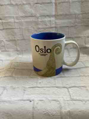 Starbucks Oslo Norway Global Icon 16oz mug cup Original Viking Ship Museum