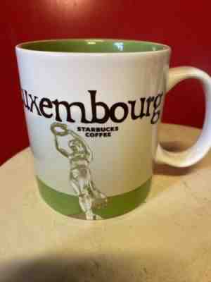 Luxembourg Starbucks Global City Icon Collection Coffee Mug 16 oz NEW Rare