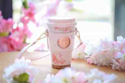 New Starbucks 2022 China Pink Sakura Blossom Siren Logo 13oz Tumbler With Sleeve - Sold on eBay Aug 01, 2022 for $75.99