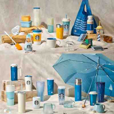 STARBUCKS KOREA 2022 Summer 2 MD Grid Tumbler Cold Cup Mug Limited Edition - Sold on eBay Aug 26, 2022 for $31.99