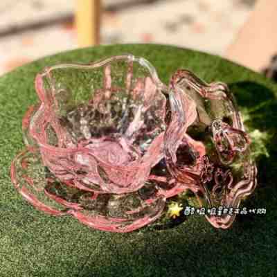 2022 New Starbucks Pink Sakura Petal 11oz Glass Bowl Crystal bowl & Plate Group - Sold on eBay Jun 23, 2022 for $75.04