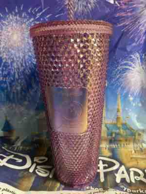 Walt Disney World 50th Anniversary Geometric Starbucks Tumbler - Pink - Sold on eBay Jul 08, 2022 for $75.00