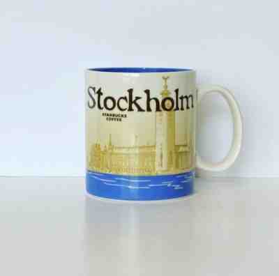 Starbucks 2012 Global Icon Collector Series Mug Stockholm 16oz *Rare*