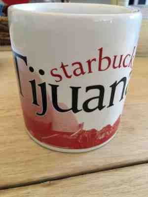 Early, Vintage & Large Red STARBUCKS COFFEE MUG TIJUANA MEXICO 2007 20Ounces