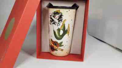 2015 Starbucks Mermaid Siren Tattoo Sailor Jerry Travel Mug Tumbler 12oz Rare - Sold on eBay Aug 11, 2022 for $75.00