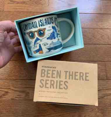 New in Box Starbucks Been There Cayman Islands Coffee Mug Across The Globe 14 OZ