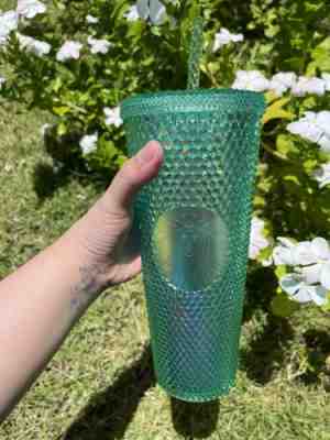 Starbucks Thailand Green Bling Studded Cup Pastel Studs Exclusive 2022 June - Sold on eBay Jun 25, 2022 for $74.00
