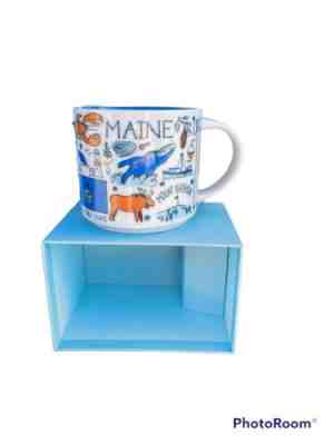 Starbucks Been There Series MAINE Mug 14 oz. with original Box NIB - Sold on eBay Aug 16, 2022 for $74.00