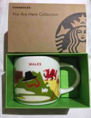 Starbucks Wales Mug YAH Dragon Sheep Bridge Daffodils Castle Cymru You Are Here - Sold on eBay Aug 18, 2022 for $72.99