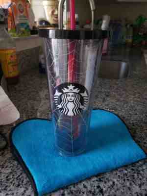 Starbucks Glitter Spiderweb Tumbler Cup Limited Edition Halloween 2019 24 oz - Sold on eBay Jun 22, 2022 for $71.00