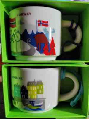 Starbucks You are Here Collection Ornament Denmark Norway 2oz 59ml EMS - Sold on eBay Jun 18, 2022 for $70.00