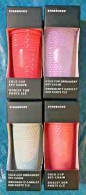 NEW 2022 STARBUCKS KEY CHAIN SET LILAC, PINK, DRAGON FRUIT, MINT GREEN LOT 4 - Sold on eBay Jul 15, 2022 for $70.00