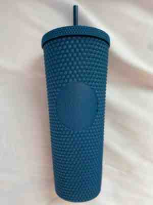 Starbucks 2022 Mexico Navy Blue Matte Studded Tumbler 24oz - Sold on eBay Aug 03, 2022 for $70.00