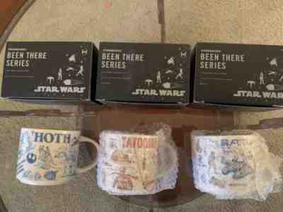 3 Star Wars Starbucks Been There Series Mugs- Tatooine, Batuu & Hoth! - Sold on eBay Jul 11, 2022 for $366.00