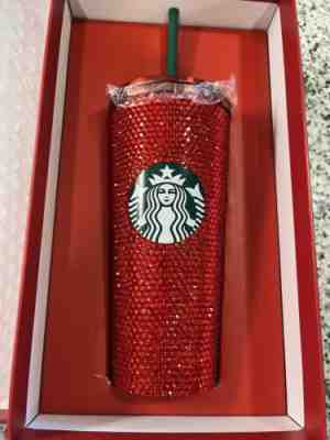 starbucks holiday red crystal bling stainless cold cup Boxed NEW LIMITED OVERSEA - Sold on eBay Jul 21, 2022 for $350.00