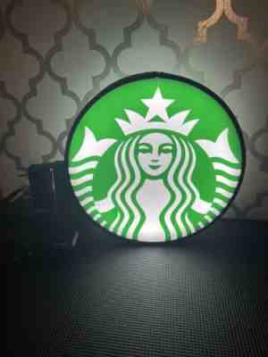 Genuine Authentic Starbucks Lighted Sign 14.5in