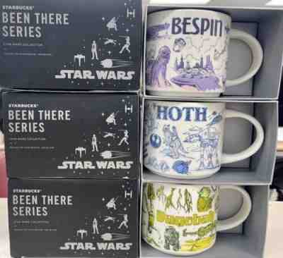 Disney Star Wars Starbucks Been There 3 Mugs 2020 Hoth Bespin Dagobah new - Sold on eBay Aug 31, 2022 for $510.00