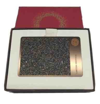 New Starbucks 2016 Brown Swarovski Crystal Limited Edition Metal Gift Card - Sold on eBay Oct 24, 2022 for $450.00
