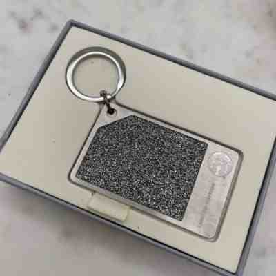 Silver Starbucks Card Adorned with SwarovskiÂ® Crystals - Sold on eBay Oct 25, 2022 for $399.00