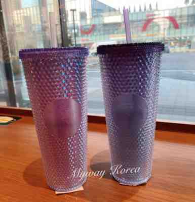 Starbucks Korea Purplebeam & Pinkbeam Stud + Summer flamingo floating Cold Cup - Sold on eBay Oct 17, 2022 for $170.00
