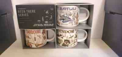 Star Wars Starbucks Been There Series Mug Set Of 3 Tatooine, Batuu & Endor - Sold on eBay Nov 01, 2022 for $169.99