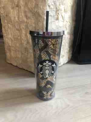 Starbucks 2014 Rattlesnake Snakeskin Texas Venti Tumbler Rare With Straw Lid - Sold on eBay Sep 24, 2022 for $159.50