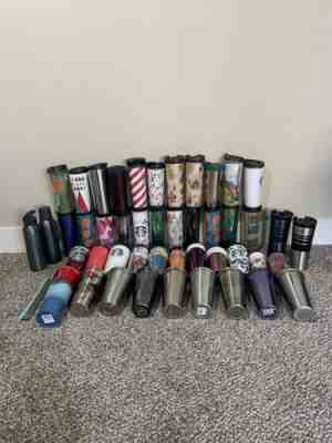 Lot of 46 Starbucks Tumblers 2002-2020 8 oz - 24 oz Various Styles READ! - Sold on eBay Oct 12, 2022 for $150.00