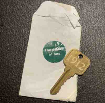 Starbucks â??The Power of Oneâ? 1912 Company Key - Sold on eBay Oct 14, 2022 for $150.00