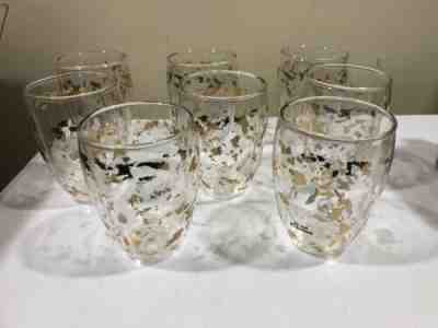 NWT Set of 8 STARBUCKS Bodum Gold Fleck Flake Double Wall Glass Tumbler 2013 HTF - Sold on eBay Nov 06, 2022 for $999.99