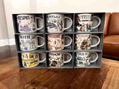 Starbucks STAR WARS Been There Series Mug Set (9) 2020 2021 2022 Brand New! - Sold on eBay Nov 12, 2022 for $600.00