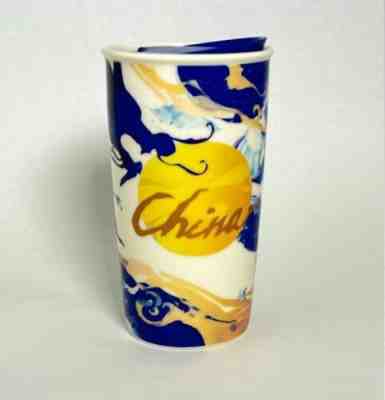 NEW Starbucks 2016 China Limited Edition Double Wall Ceramic Tumbler RARE - Sold on eBay Nov 08, 2022 for $199.97