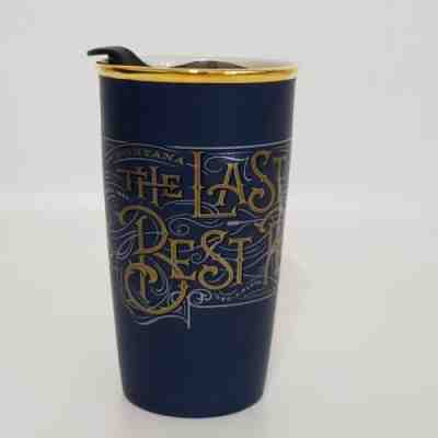 Starbucks Montana Blue Ceramic Tumbler Last Best Place 2016