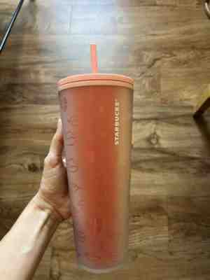 Starbucks 2021 Valentines Day Pink Hearts and Lips Soft Touch Matte Tumbler 24oz - Sold on eBay Nov 17, 2022 for $150.00
