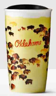 Starbucks 2016 Oklahoma Local Collection Double Wall Ceramic Tumbler NEW - Sold on eBay Nov 08, 2022 for $148.57