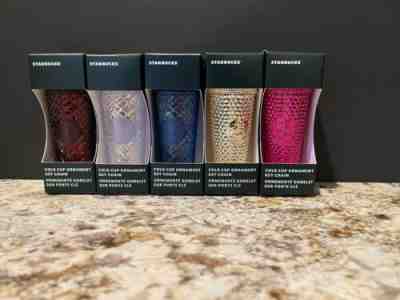Starbucks 2022 Mini Christmas Studded Tumbler Ornaments Key Chains COMPLETE Set - Sold on eBay Nov 13, 2022 for $144.99