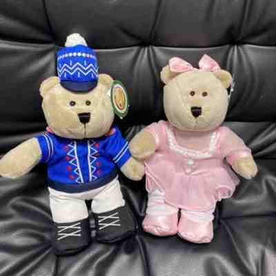 Starbucks Japan 2022 Holiday Bearista Christmas Bear Plush Doll Set Of 2 NEW - Sold on eBay Nov 18, 2022 for $140.59