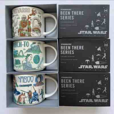 Disney 2022 Star Wars Starbucks Been There Mugs Set of 3 Naboo, Ahch-To, Nevarro - Sold on eBay Oct 25, 2022 for $139.99