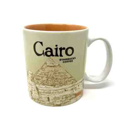 RARE! Starbucks CAIRO 2015 Icon Series Coffee Tea Mug 16 oz Pyramid Egypt - Sold on eBay Oct 03, 2022 for $129.99