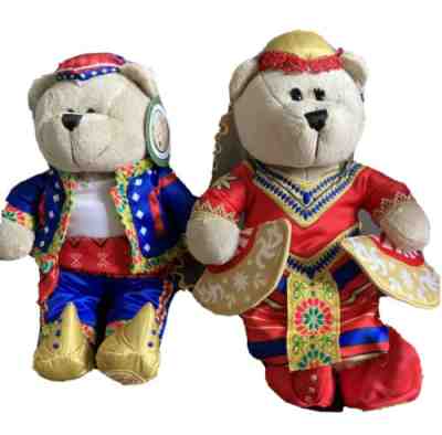 Starbucks Philippines SINGKIL Bearista Bear Set Dance 22nd Anniversary -no card - Sold on eBay Nov 07, 2022 for $129.99