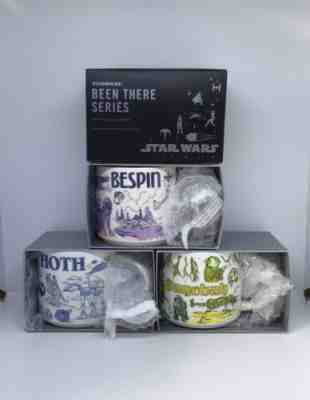 Disney Parks Star Wars Starbucks Been There Series Mugs Set Hoth Dagobah Bespin - Sold on eBay Nov 24, 2022 for $550.00