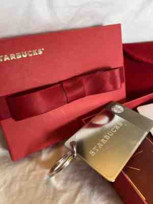 STARBUCKS * KEYCHAIN GIFT CARD * STERLING SILVER * NEW * $50 ON CARD - Sold on eBay Oct 11, 2022 for $175.00