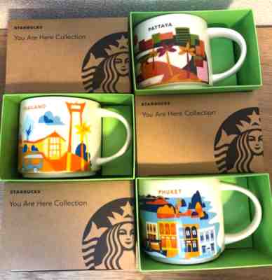 PHUKET PATTAYA THAILAND Starbucks Mug Cup 14oz You Are Here Collection NEW Lot 3 - Sold on eBay Nov 22, 2022 for $128.00