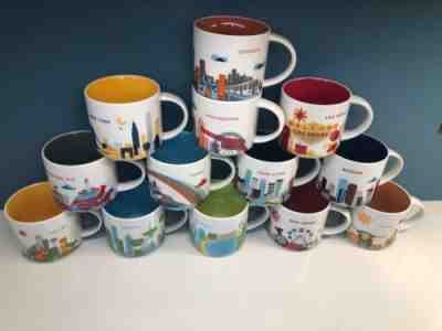 Starbucks You Are Here Coffee Mug Collection 13 Cities & States Unused Clean! - Sold on eBay Sep 13, 2022 for $125.00