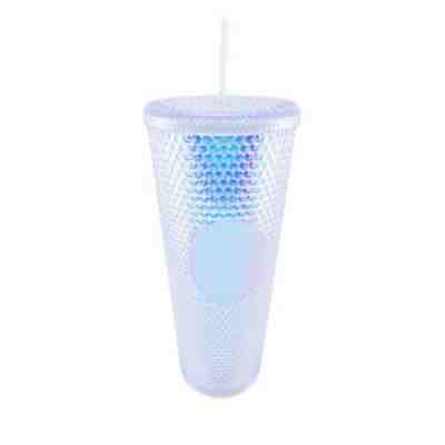 Starbucks 24oz Venti Cold Tumbler SKU011094475 2018 Iridescent Unicorn Studded - Sold on eBay Nov 26, 2022 for $127.49