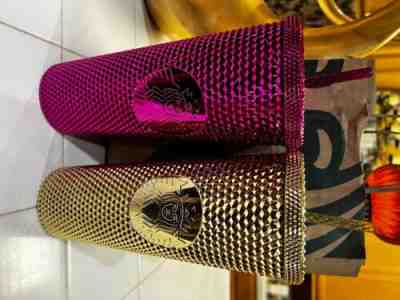 Starbucks Holiday 2022 Sangria & Gold bling studded Metalic Venti Cup - Sold on eBay Nov 08, 2022 for $125.00