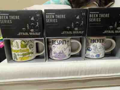 2020 Starbucks Disney Star Wars Been There mug set Hoth , Dagobah, Bespin HTF! - Sold on eBay Nov 27, 2022 for $500.00